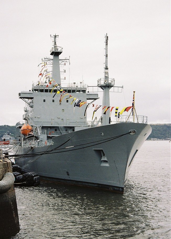 Survey vessel H.M.S. Scott at Plymouth Navy Days 2009