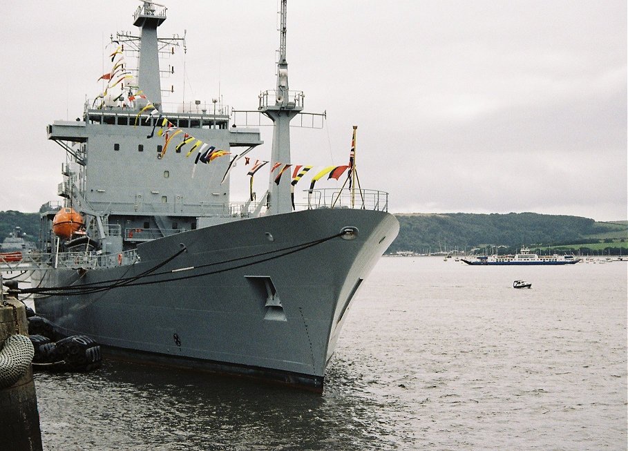 Survey vessel H.M.S. Scott at Plymouth Navy Days 2009