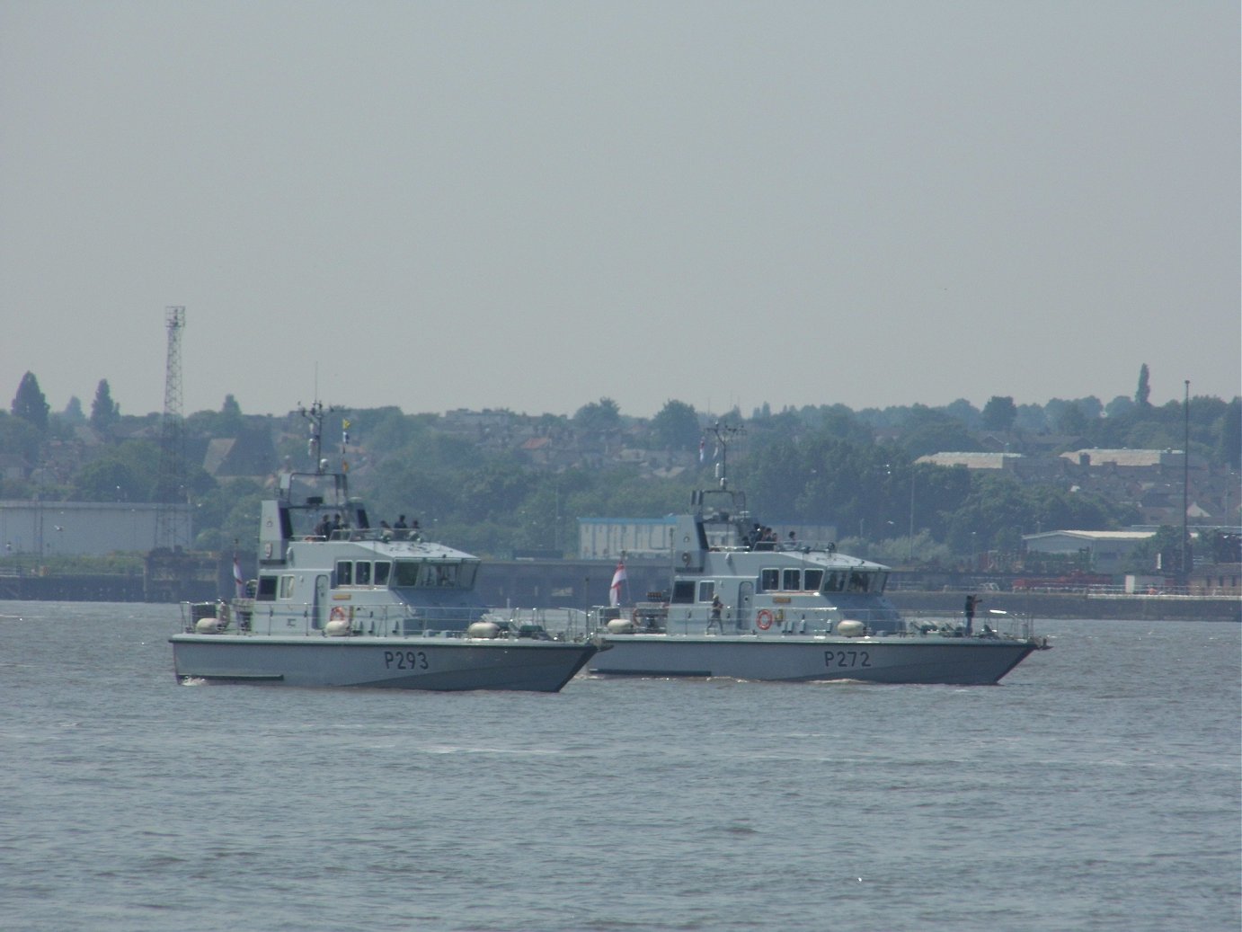 Explorer class coastal training patrol craft H.M.S. Ranger at Liverpool, May 28th 2018