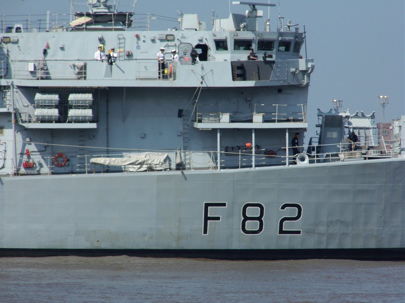 Type 23 frigate H.M.S. Somerset at Liverpool, May 28th 2018