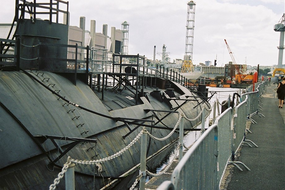 Cold War warrior: H.M.S. Valiant at Plymouth Navy Days 2006