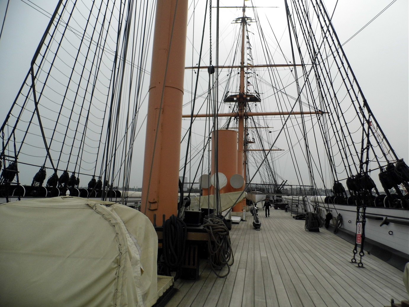 HMS warrior, Portsmouth, Tuesday 23/04/2019.. 