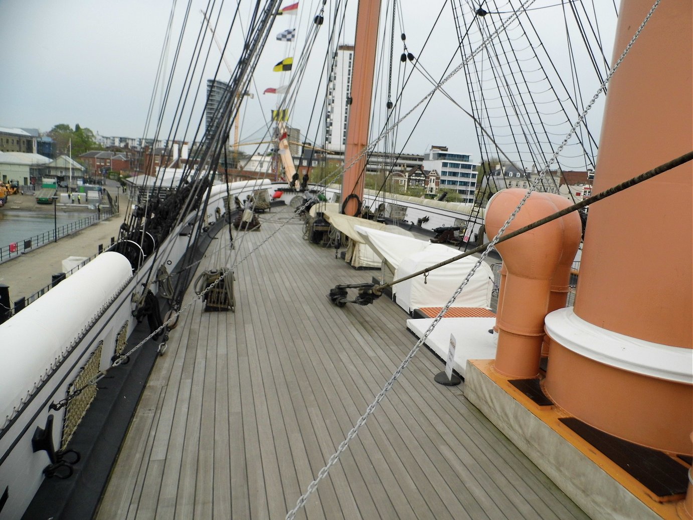 HMS warrior, Portsmouth, Tuesday 23/04/2019.. 