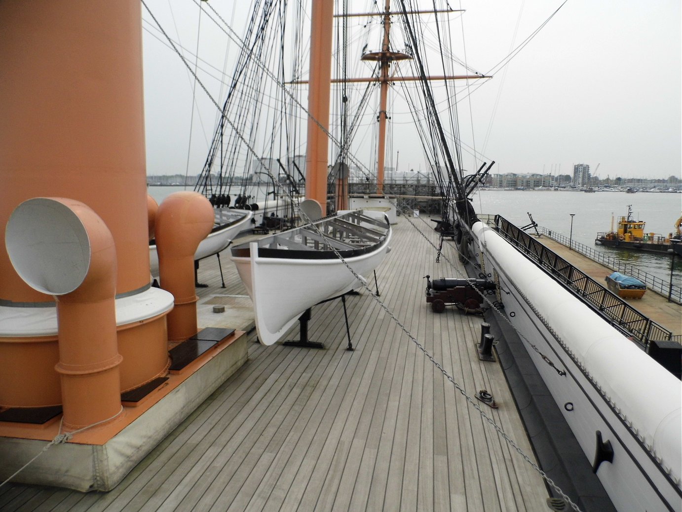 HMS warrior, Portsmouth, Tuesday 23/04/2019.. 