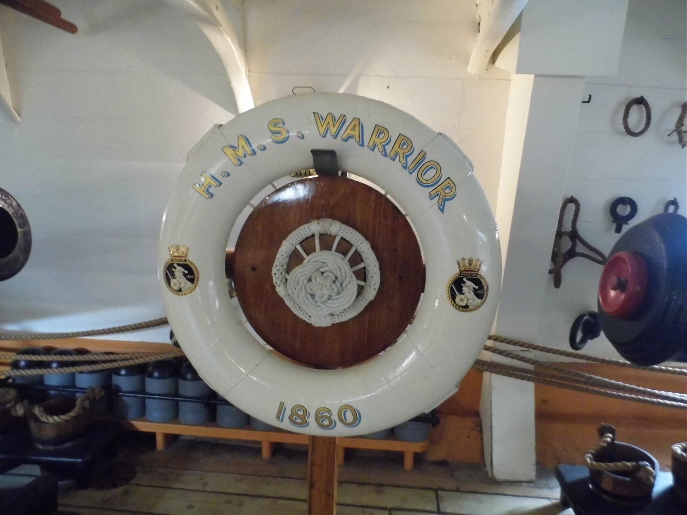 HMS warrior, Portsmouth, Tuesday 23/04/2019.. 