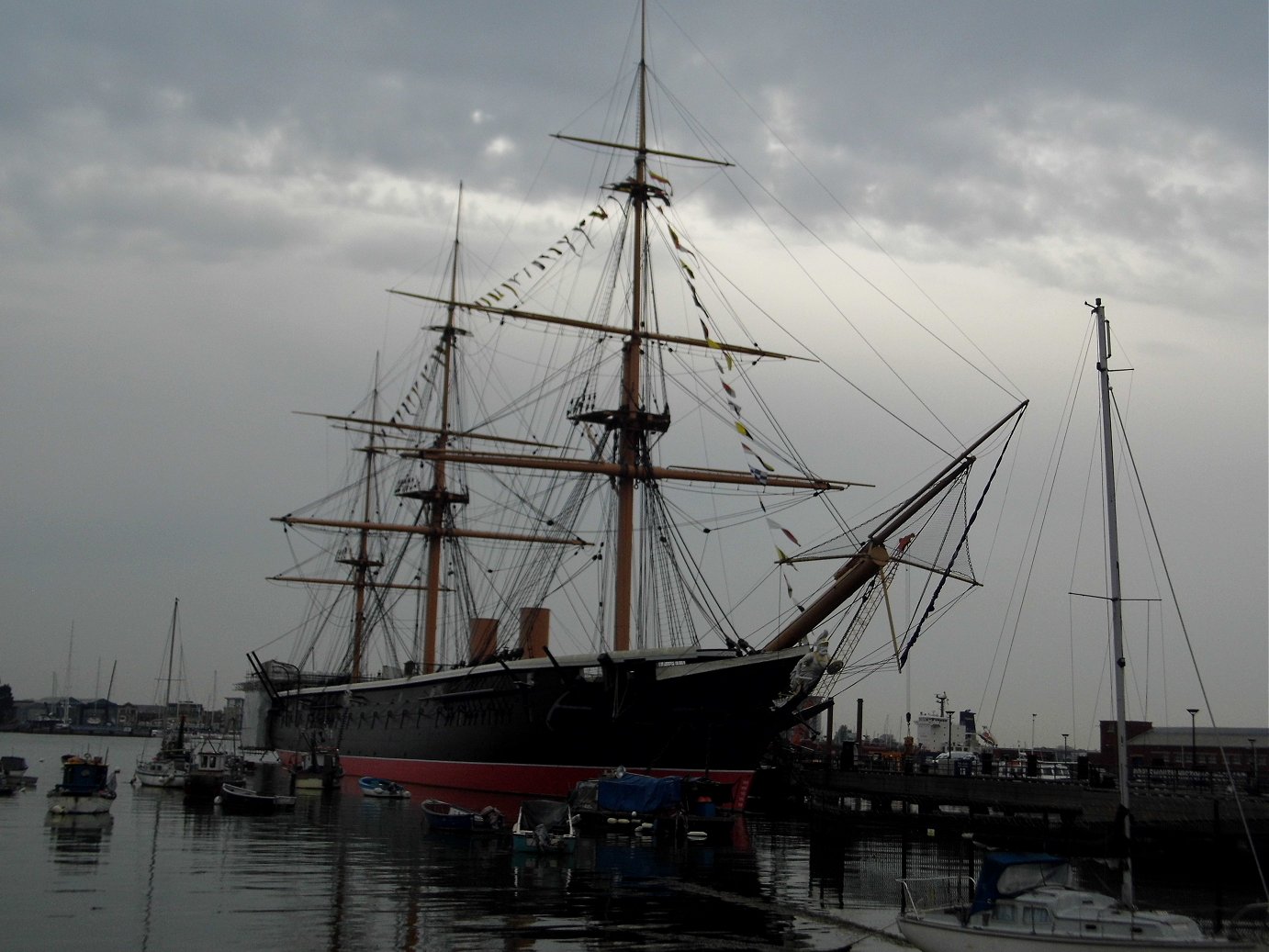 HMS warrior, Portsmouth, Tuesday 23/04/2019.. 