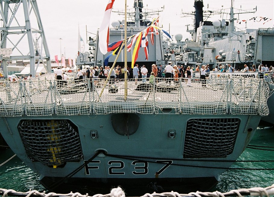 Type 23 frigate H.M.S. Westminster at Portsmouth Navy Days 2010