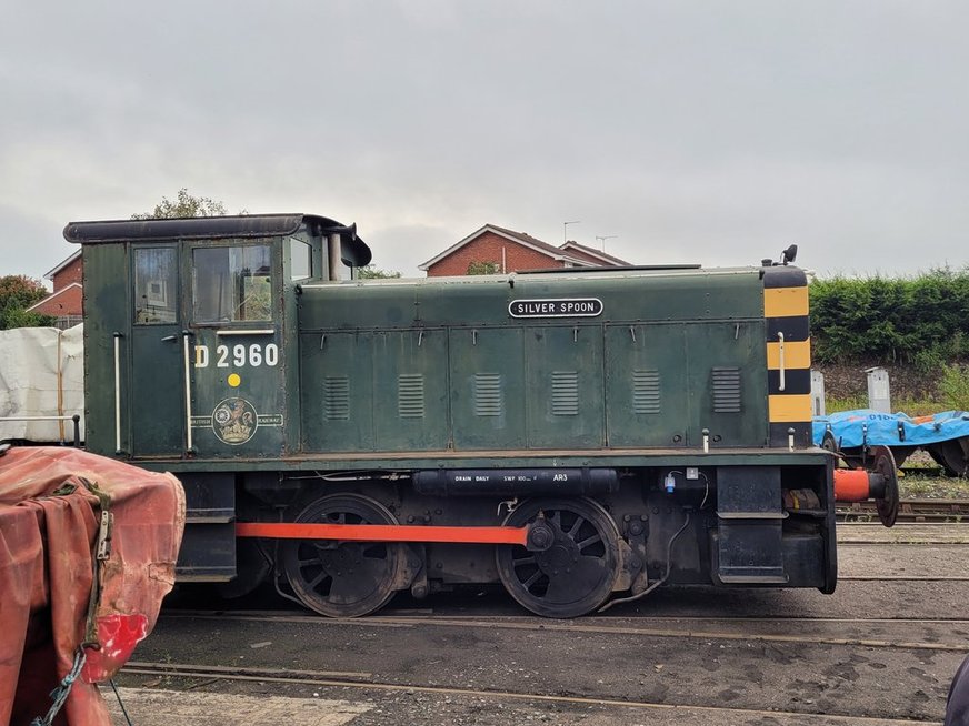 Cab of 60008 Dwight D. Eisenhower, Sat 28/12/2013. 