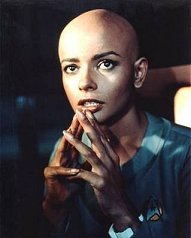 Persis Khambatta as Lieutenant Ilia in Star Trek: The Motion Picture 