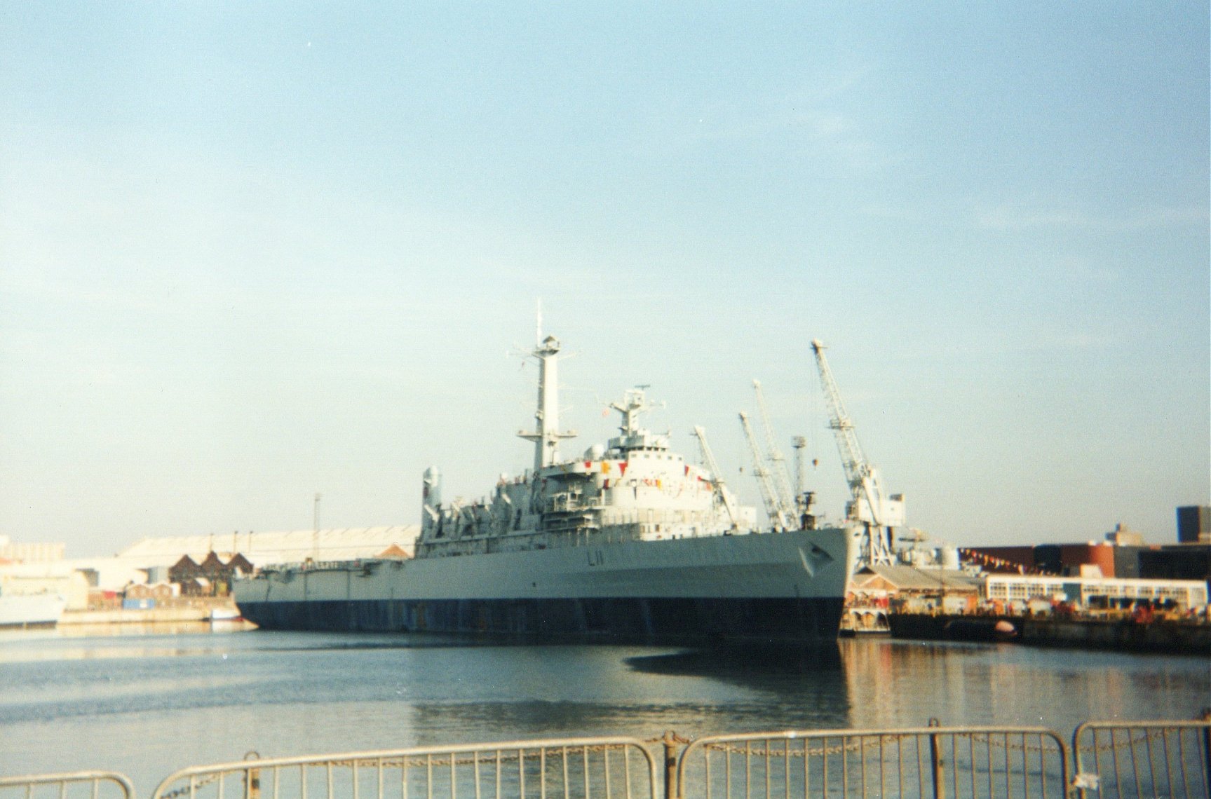 Assault vessel H.M.S. Intrepid at Portsmouth Navy Days 1998