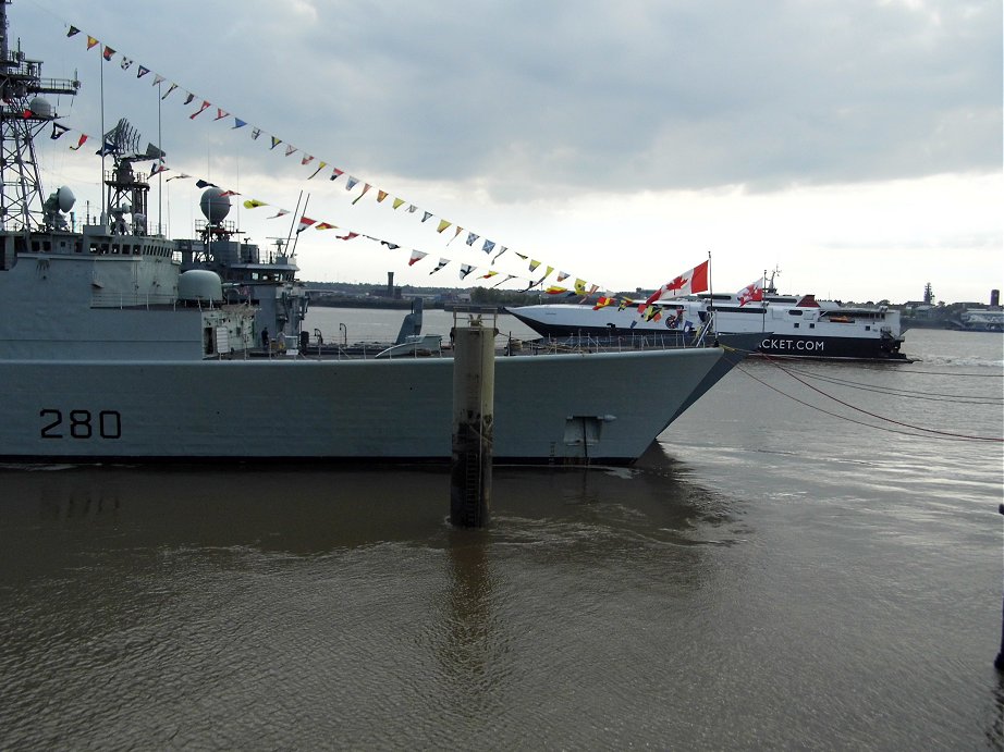 HMCS Iroquois, Liner terminal, Liverpool.  Sunday 26/05/2013. 