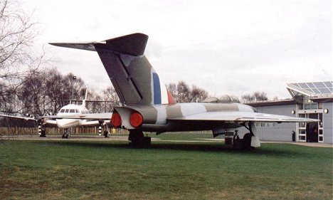 Gloster Javelin XA 564 at RAF Cosford, March 2001.