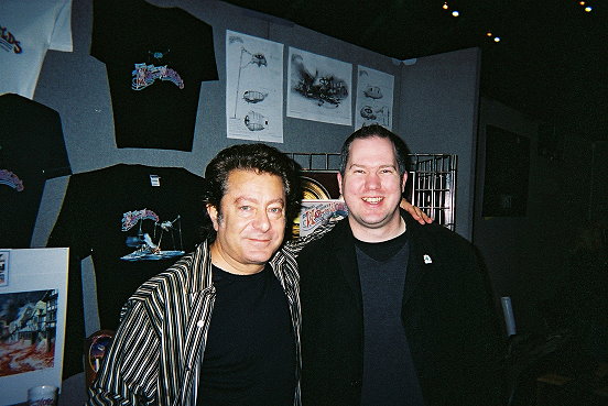 Ady and Jeff Wayne - WOTW double album composer - at GMEX Manchester Feb 11th 2006.