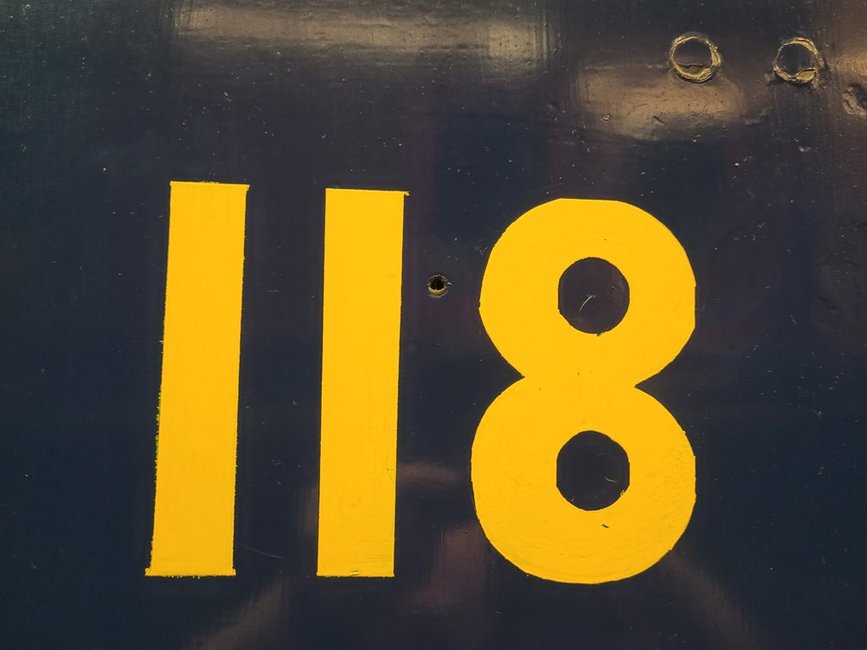 Nameplates for A4 60011 Empire of Injina and A2 60500 Edward Thompson, Sat 28/12/2013. 