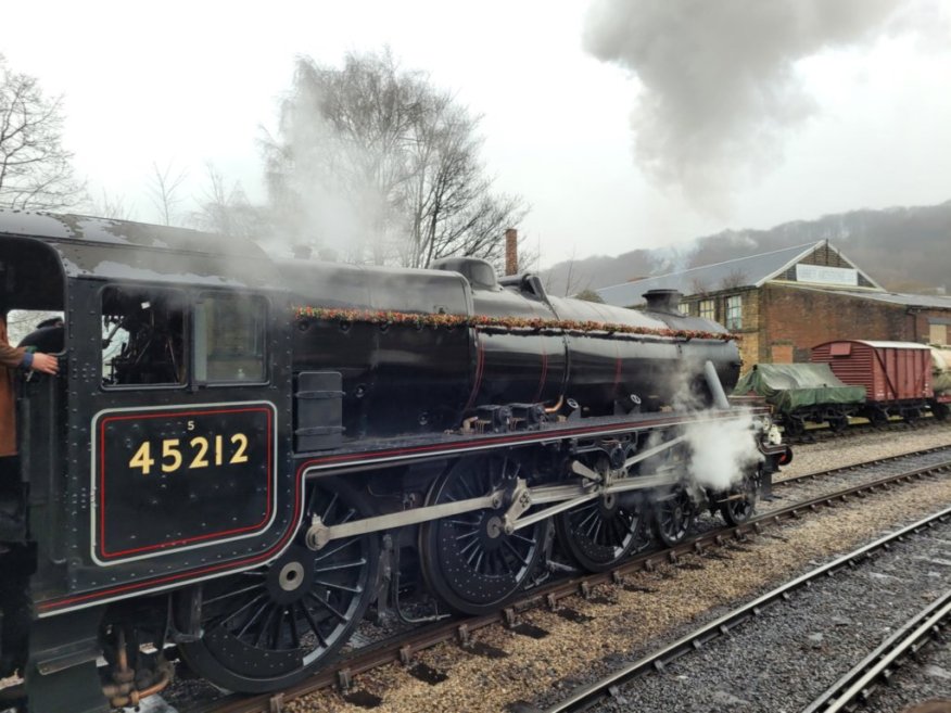 Smokebox number of 60008 Dwight D. Eisenhower, Sat 28/12/2013. 