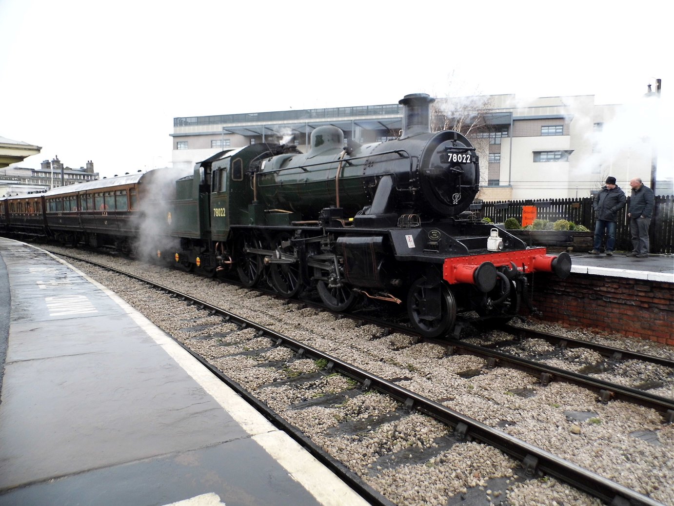 Smokebox number of 60008 Dwight D. Eisenhower, Sat 28/12/2013. 