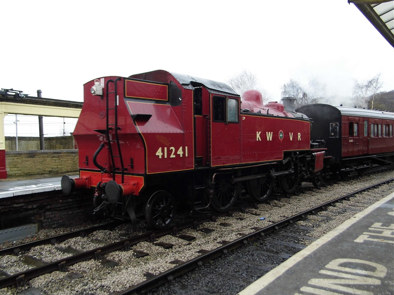 Cab of 60008 Dwight D. Eisenhower, Sat 28/12/2013. 