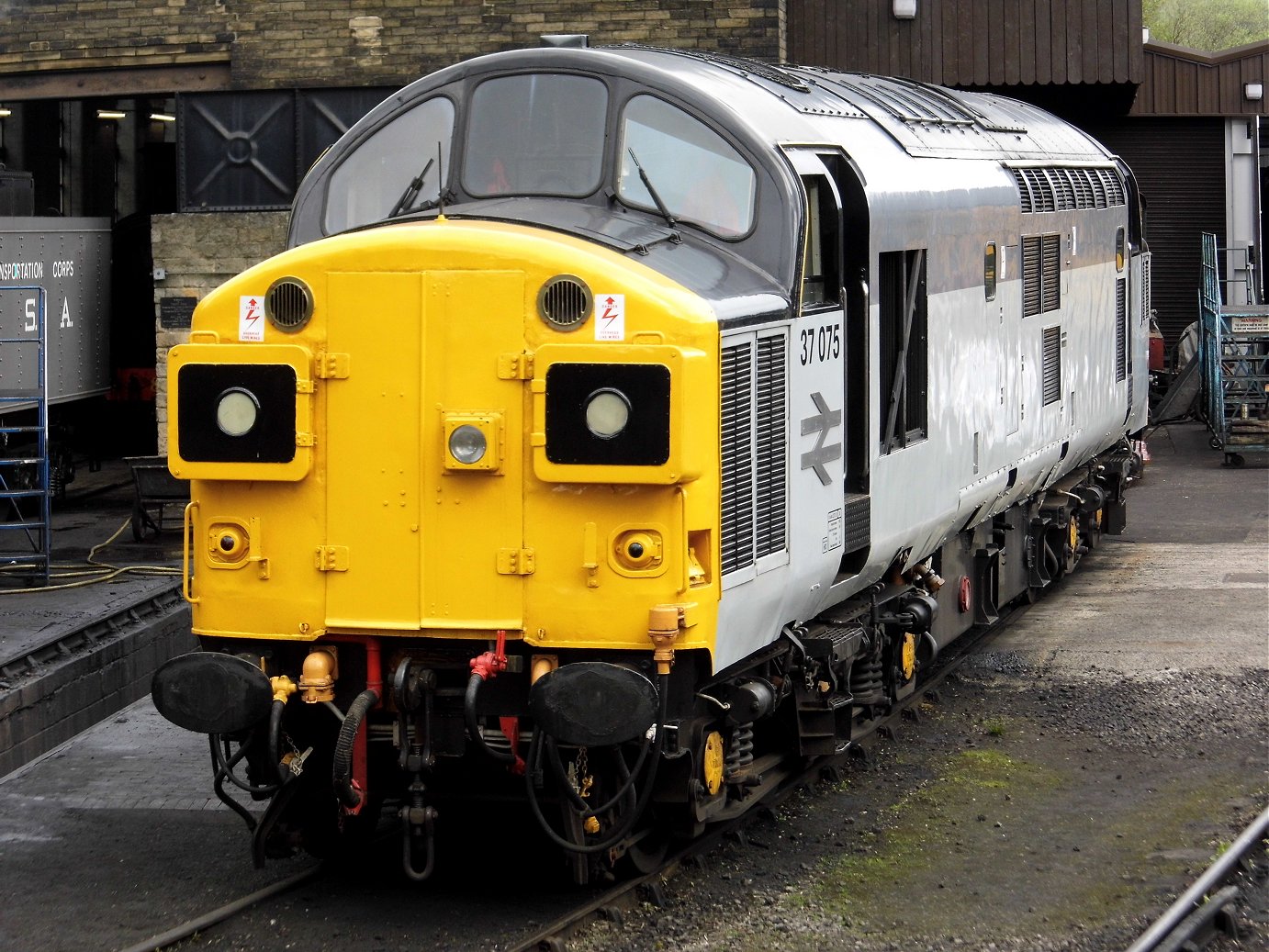 Nameplates for A4 60011 Empire of India and A2 60500 Edward Thompson, Sat 28/12/2013. 