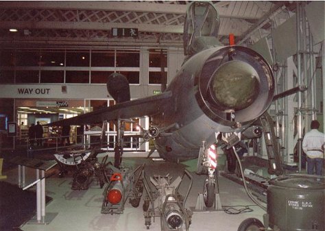 E/E Lightning at Hendon Air Museum, March 2001.