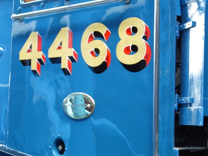 4468 Mallard cabside. Thursday 16/05/2013.
