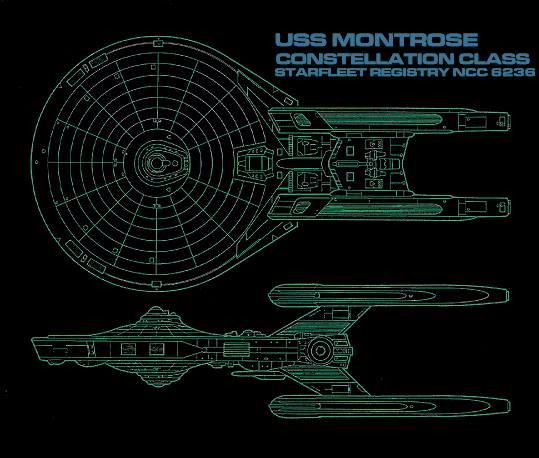 USS Montrose Master Situation display.