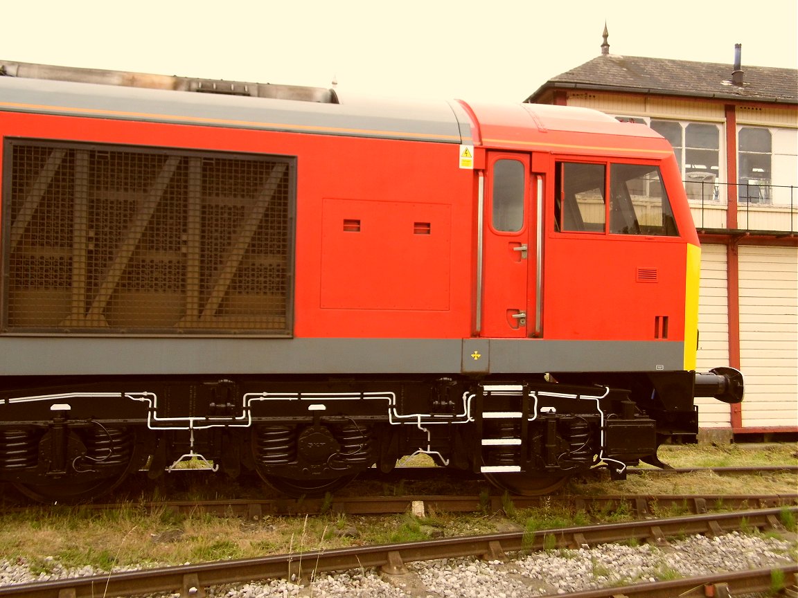 Smokebox number of 60008 Dwight D. Eisenhower, Sat 28/12/2013. 