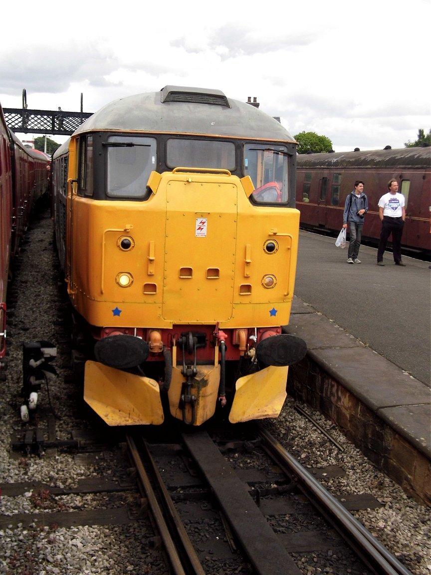 Cab of 60008 Dwight D. Eisenhower, Sat 28/12/2013. 