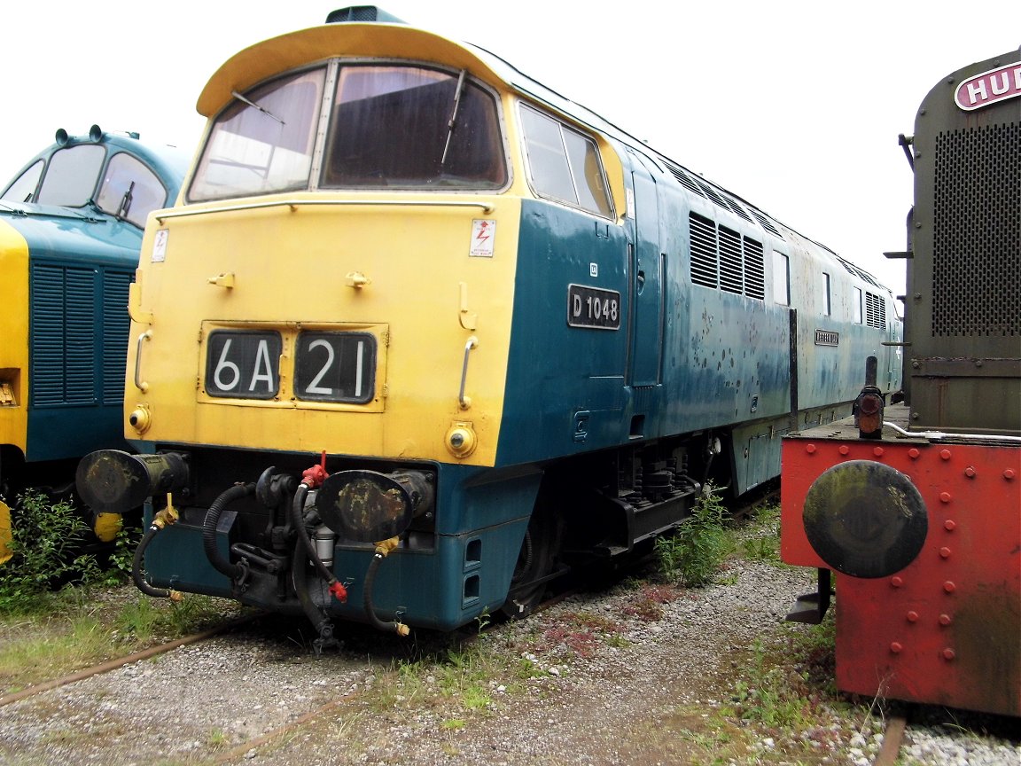 Nameplates for A4 60011 Empire of India and A2 60500 Edward Thompson, Sat 28/12/2013. 