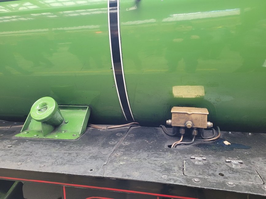 Cab of 60008 Dwight D. Eisenhower, Sat 28/12/2013. 