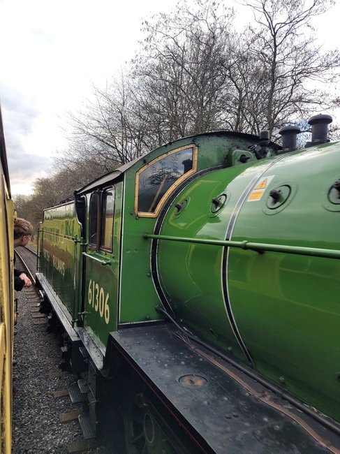 Smokebox number of 60008 Dwight D. Eisenhower, Sat 28/12/2013. 