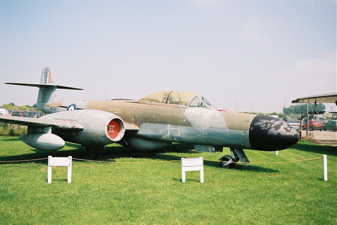 Gloster Meteor, Newark Air Museum 2006.