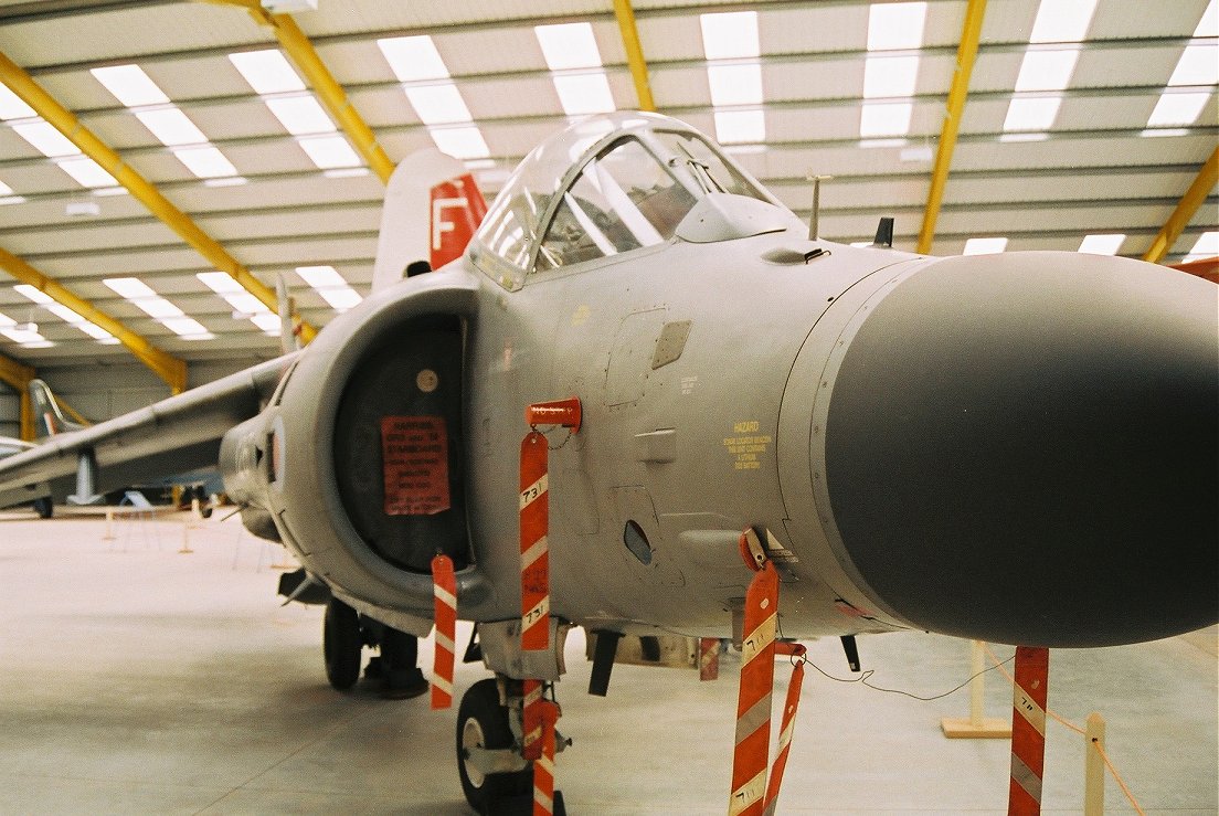 Bae Sea Harrier FRS1, Newark Air Museum 2006.