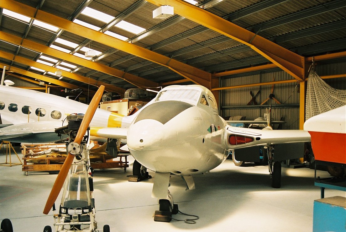 DeHavilland Vampire, Newark Air Museum 2006.