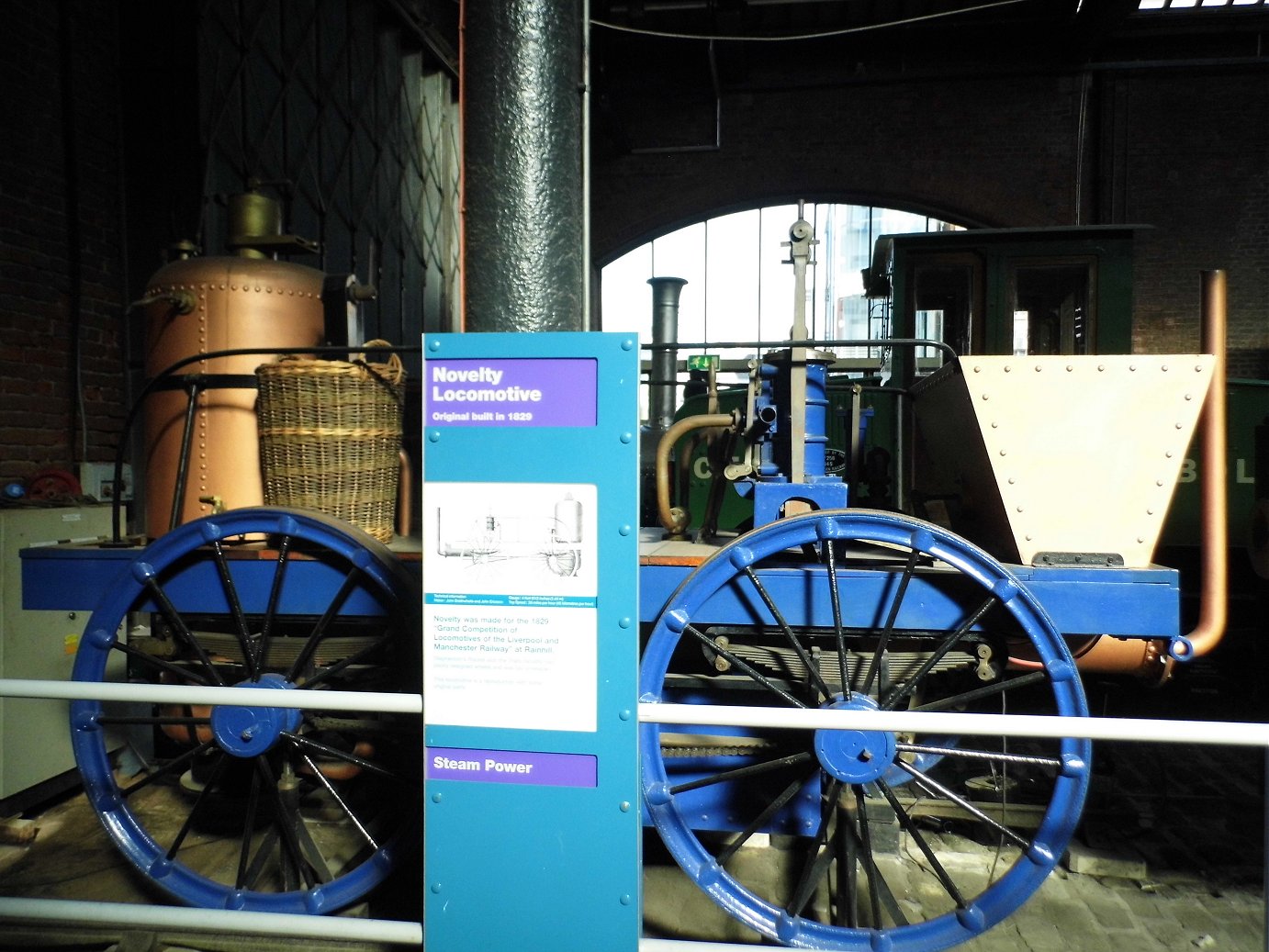 Novelty at the Manchester Museum Of Science and Industry, 08/10/2015.