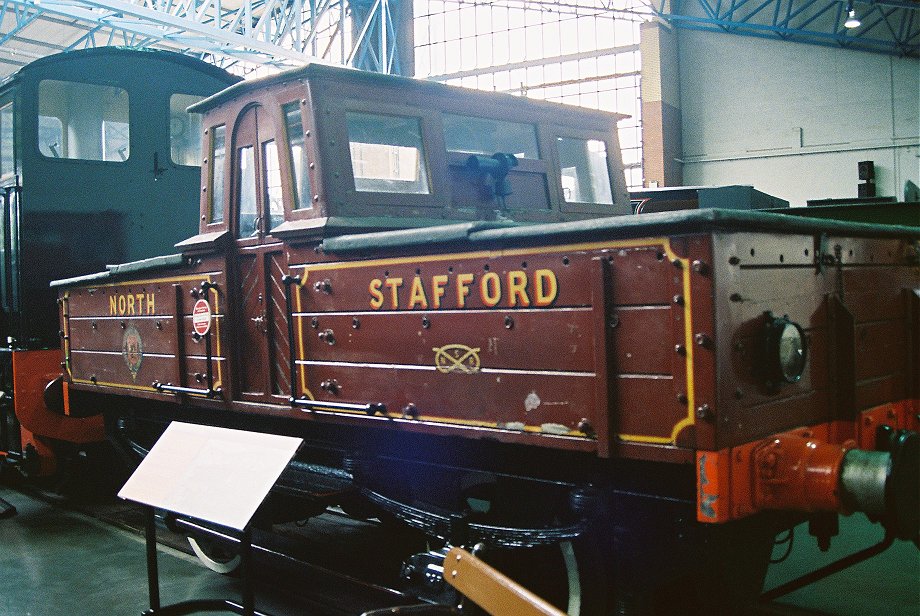 Nrth Staffordshire battery locomotive at NRM, York Wed 20/4/11.