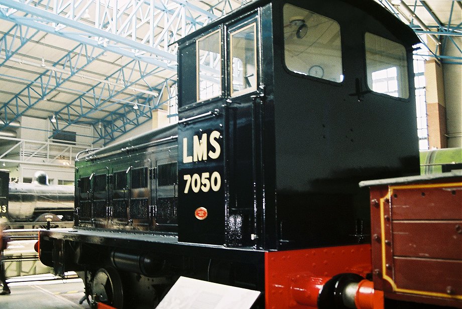 LMS prototype diesel shunter 7050 at NRM, York Wed 20/4/11.