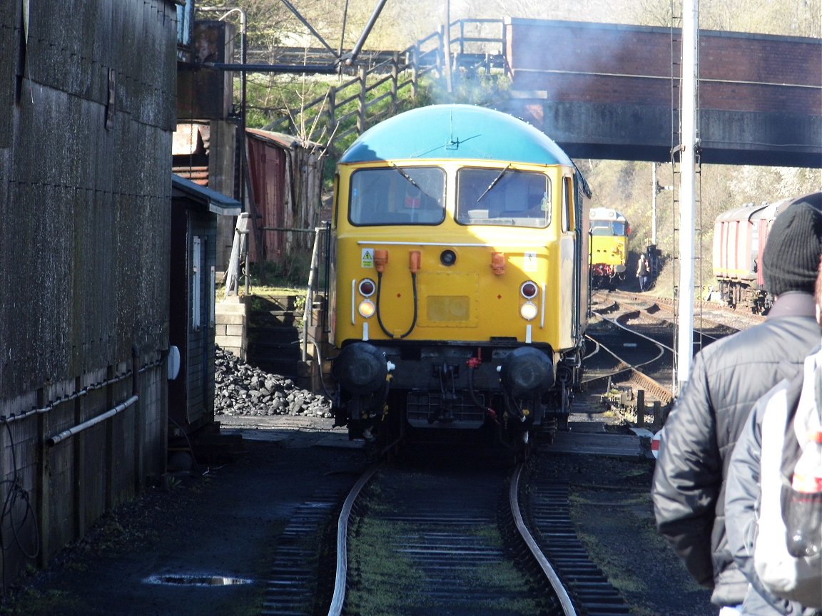 Cab of 60008 Dwight D. Eisenhower, Sat 28/12/2013. 