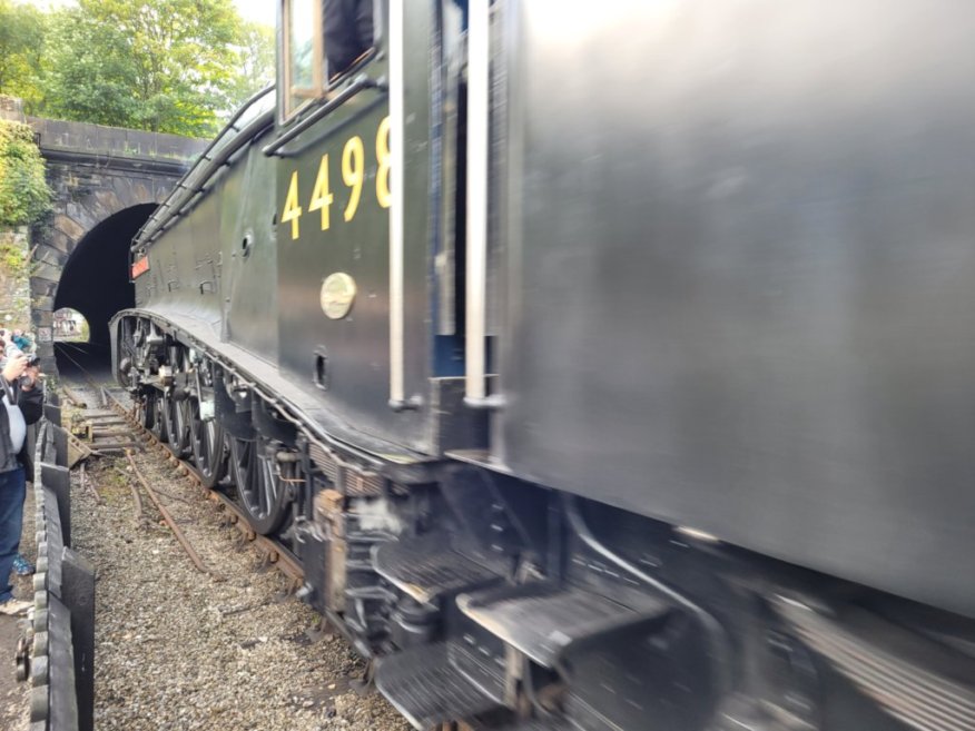 Smokebox number of 60008 Dwight D. Eisenhower, Sat 28/12/2013. 