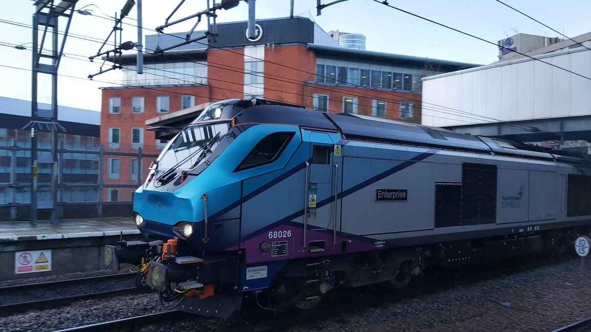 Cab of 60008 Dwight D. Eisenhower, Sat 28/12/2013. 