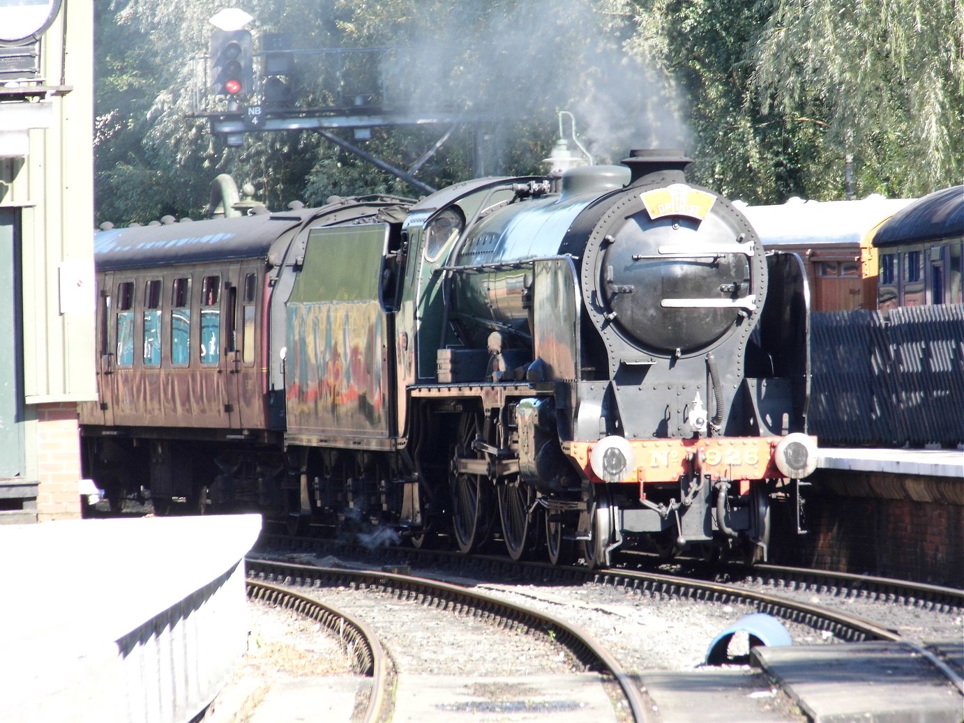 Nameplates for A4 60011 Empire of India and A2 60500 Edward Thompson, Sat 28/12/2013. 