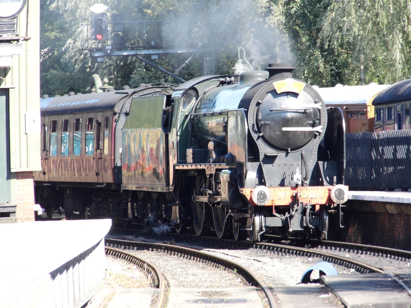 Nameplates for A4 60011 Empire of India and A2 60500 Edward Thompson, Sat 28/12/2013. 