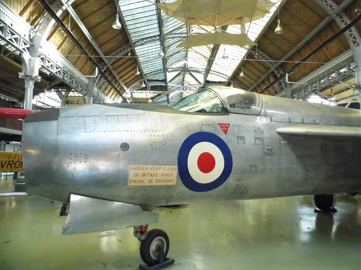 RAF English Electric P1a WG763, Museum of Science and Industry, Manchester, 8th October 2015