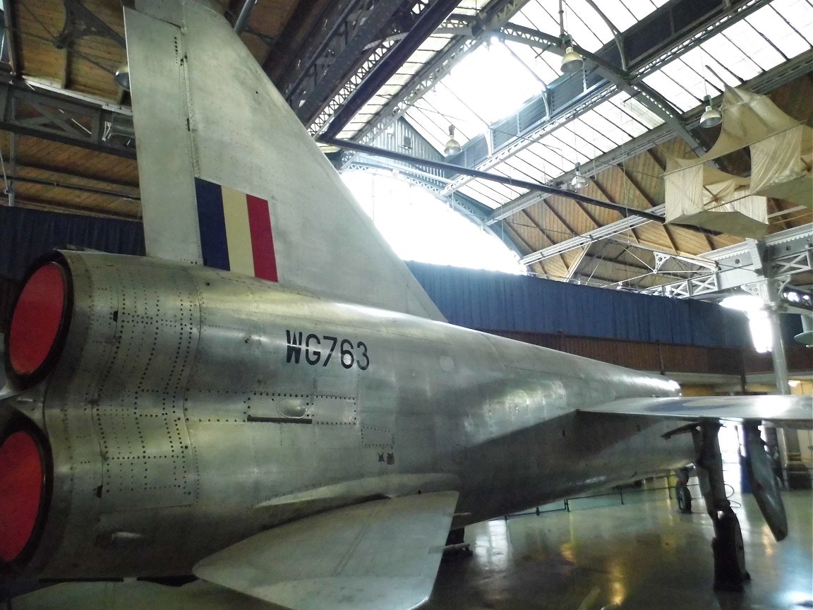 RAF English Electric P1a WG763, Museum of Science and Industry, Manchester, 8th October 2015.