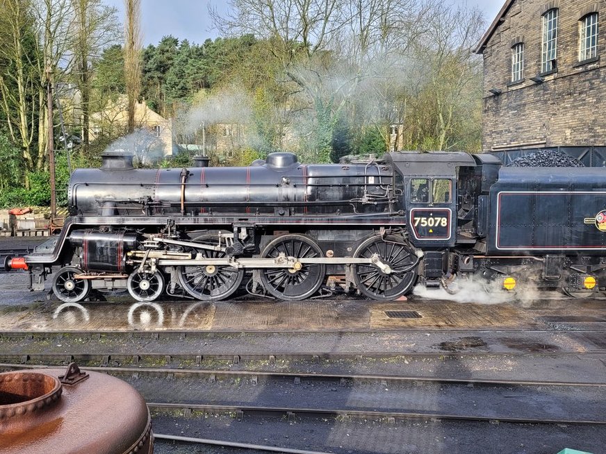 Smokebox number of 60008 Dwight D. Eisenhower, Sat 28/12/2013. 