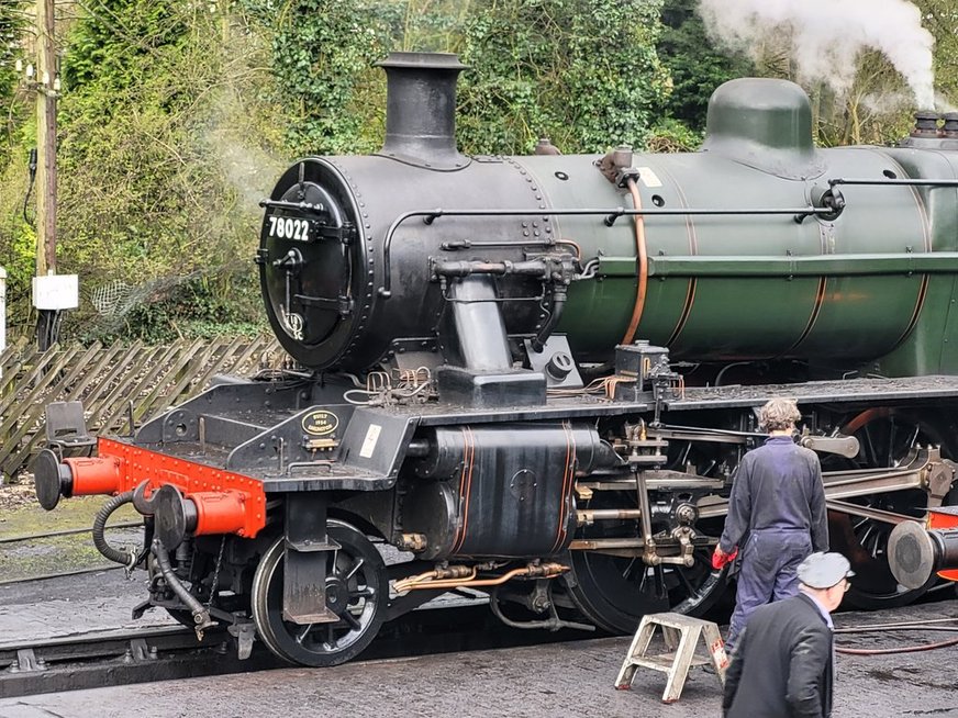 Smokebox number of 60008 Dwight D. Eisenhower, Sat 28/12/2013.