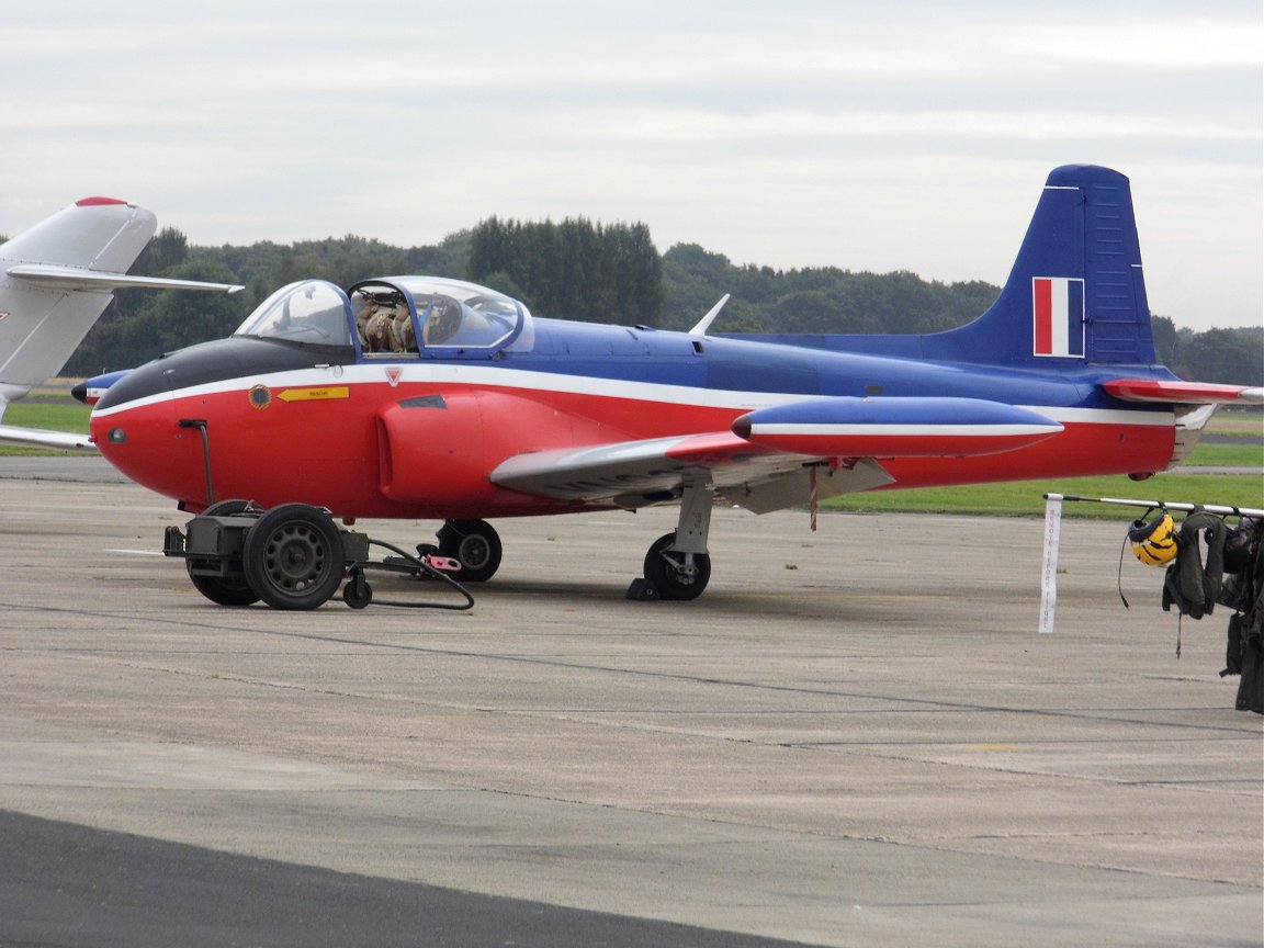 Jet Provost trainer, RAF Church Fenton 26th September 2015.