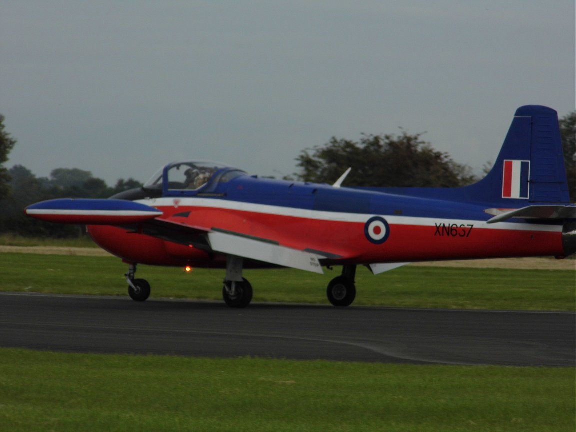 Jet Provost trainer, RAF Church Fenton 26th September 2015.