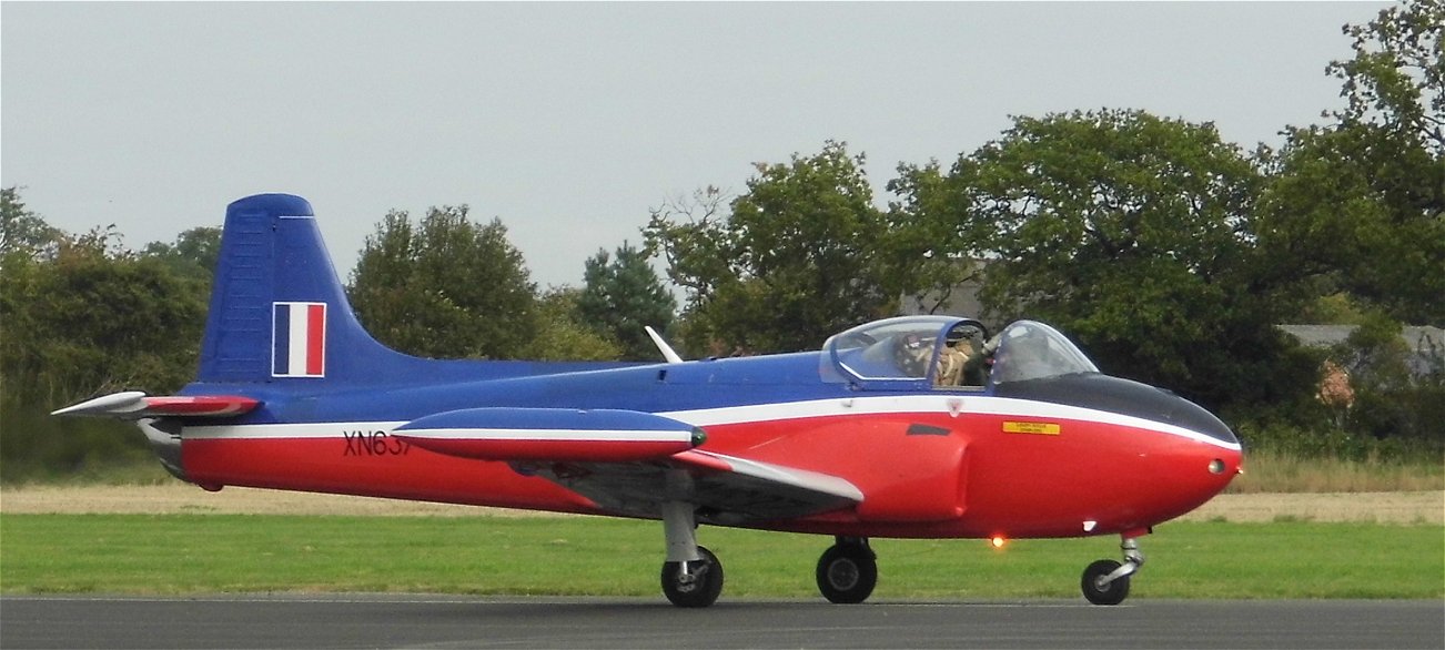Jet Provost trainer, RAF Church Fenton 26th September 2015.