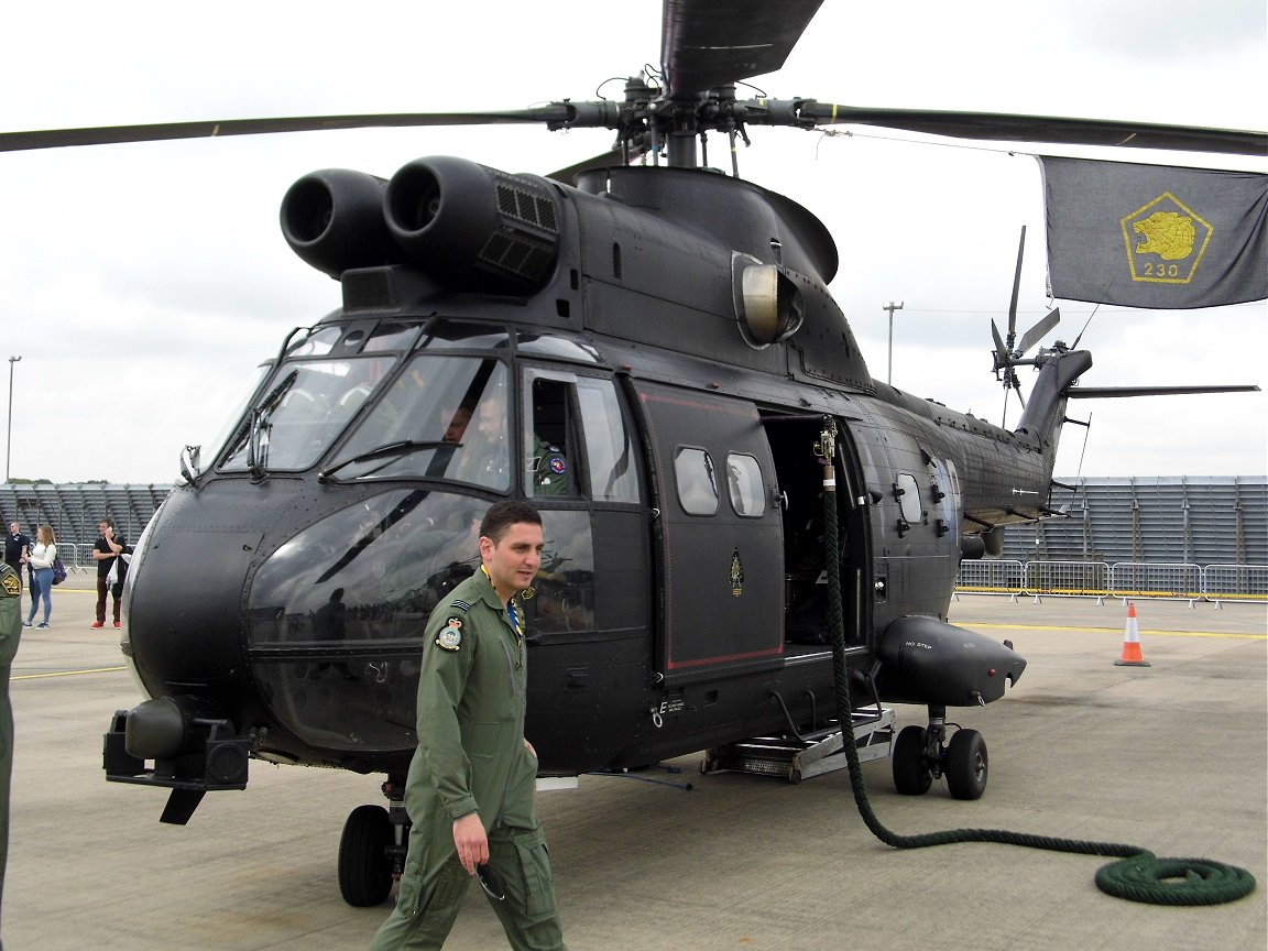 230 squadron Westland Puma RAF Waddington 6th July 2014