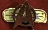 Starfleet Officer insignia/combadge.